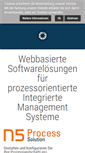 Mobile Screenshot of n5-solutions.de